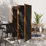 NNEVL 5-Panel Room Divider Black 350x180 cm