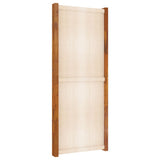 NNEVL 5-Panel Room Divider Cream White 350x180 cm