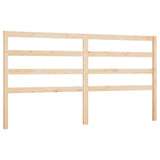 NNEVL Bed Headboard 186x4x100 cm Solid Wood Pine