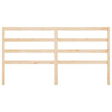 NNEVL Bed Headboard 186x4x100 cm Solid Wood Pine