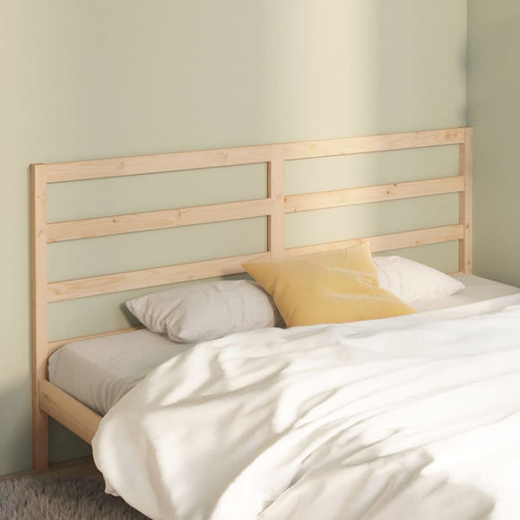 NNEVL Bed Headboard 186x4x100 cm Solid Wood Pine