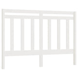 NNEVL Bed Headboard White 141x4x100 cm Solid Wood Pine