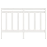 NNEVL Bed Headboard White 141x4x100 cm Solid Wood Pine