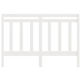 NNEVL Bed Headboard White 141x4x100 cm Solid Wood Pine
