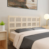 NNEVL Bed Headboard 156x4x100 cm Solid Wood Pine