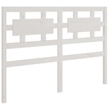 NNEVL Bed Headboard White 140.5x4x100 cm Solid Wood Pine