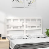 NNEVL Bed Headboard White 140.5x4x100 cm Solid Wood Pine