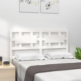 NNEVL Bed Headboard White 140.5x4x100 cm Solid Wood Pine