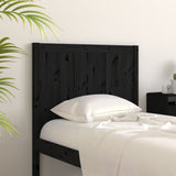 NNEVL Bed Headboard Black 95.5x4x100 cm Solid Pine Wood