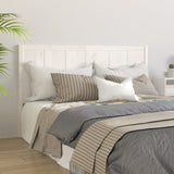 NNEVL Bed Headboard White 140.5x4x100 cm Solid Pine Wood