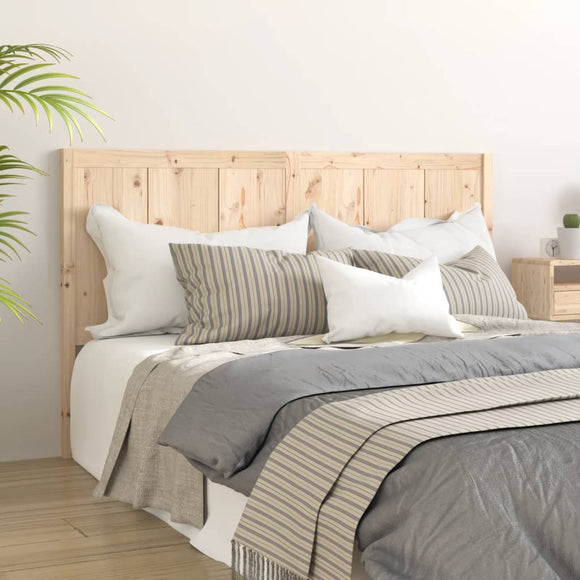 NNEVL Bed Headboard 155.5x4x100 cm Solid Wood Pine