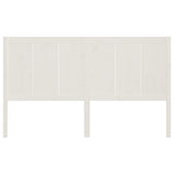 NNEVL Bed Headboard White 155.5x4x100 cm Solid Wood Pine