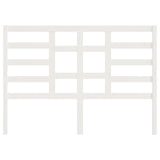 NNEVL Bed Headboard White 141x4x104 cm Solid Wood Pine