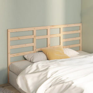 NNEVL Bed Headboard 186x4x104 cm Solid Wood Pine