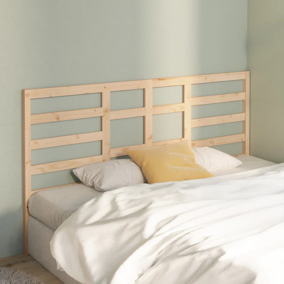 NNEVL Bed Headboard 186x4x104 cm Solid Wood Pine