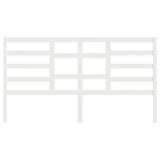 NNEVL Bed Headboard White 186x4x104 cm Solid Wood Pine