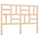 NNEVL Bed Headboard 141x4x104 cm Solid Wood Pine