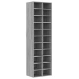 NNEVL Shoe Cabinet Grey Sonoma 54x34x183 cm Engineered Wood