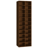 NNEVL Shoe Cabinet Brown Oak 54x34x183 cm Engineered Wood