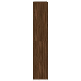 NNEVL Shoe Cabinet Brown Oak 54x34x183 cm Engineered Wood