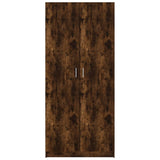 NNEVL Wardrobe Smoked Oak 80x52x180 cm Engineered Wood