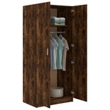 NNEVL Wardrobe Smoked Oak 80x52x180 cm Engineered Wood