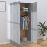 NNEVL Wardrobe Grey Sonoma 80x52x180 cm Engineered Wood