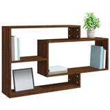 NNEVL Wall Shelf Brown Oak 104x20x58.5 cm Engineered Wood