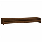 NNEVL Monitor Stand Brown Oak 100x24x13 cm Engineered Wood