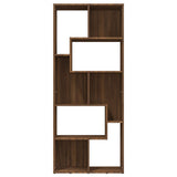 NNEVL Book Cabinet Brown Oak 67x24x161 cm Engineered Wood