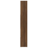 NNEVL Book Cabinet Brown Oak 67x24x161 cm Engineered Wood