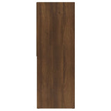 NNEVL Book Cabinet Brown Oak 67x24x161 cm Engineered Wood