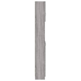 NNEVL Bathroom Cabinet Grey Sonoma 32x25.5x190 cm Engineered Wood