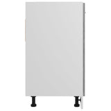 NNEVL Sink Bottom Cabinet Grey Sonoma 80x46x81.5 cm Engineered Wood