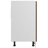 NNEVL Sink Bottom Cabinet Brown Oak 80x46x81.5 cm Engineered Wood