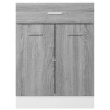 NNEVL Drawer Bottom Cabinet Grey Sonoma 60x46x81.5 cm Engineered Wood