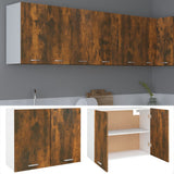 NNEVL Hanging Cabinet Smoked Oak 80x31x60 cm Engineered Wood