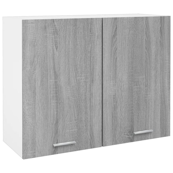 NNEVL Hanging Cabinet Grey Sonoma 80x31x60 cm Engineered Wood