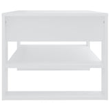 NNEVL Coffee Table White 102x55x45 cm Engineered Wood