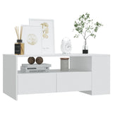 NNEVL Coffee Table White 102x55x42 cm Engineered Wood