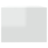 NNEVL Coffee Table High Gloss White 102x55x42 cm Engineered Wood