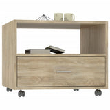 NNEVL Coffee Table Sonoma Oak 55x55x40 cm Engineered Wood