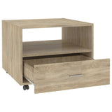 NNEVL Coffee Table Sonoma Oak 55x55x40 cm Engineered Wood