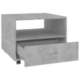 NNEVL Coffee Table Concrete Grey 55x55x40 cm Engineered Wood