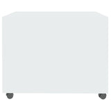 NNEVL Coffee Table High Gloss White 55x55x40 cm Engineered Wood