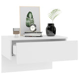 NNEVL Wall-mounted Bedside Cabinets 2 pcs White