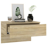NNEVL Wall-mounted Bedside Cabinet Sonoma Oak