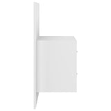 NNEVL Wall-mounted Bedside Cabinet White