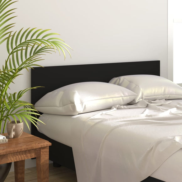 NNEVL Bed Headboard Black 160x1.5x80 cm Engineered Wood