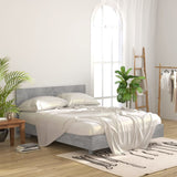 NNEVL Bed Headboard Concrete Grey 160x1.5x80 cm Engineered Wood